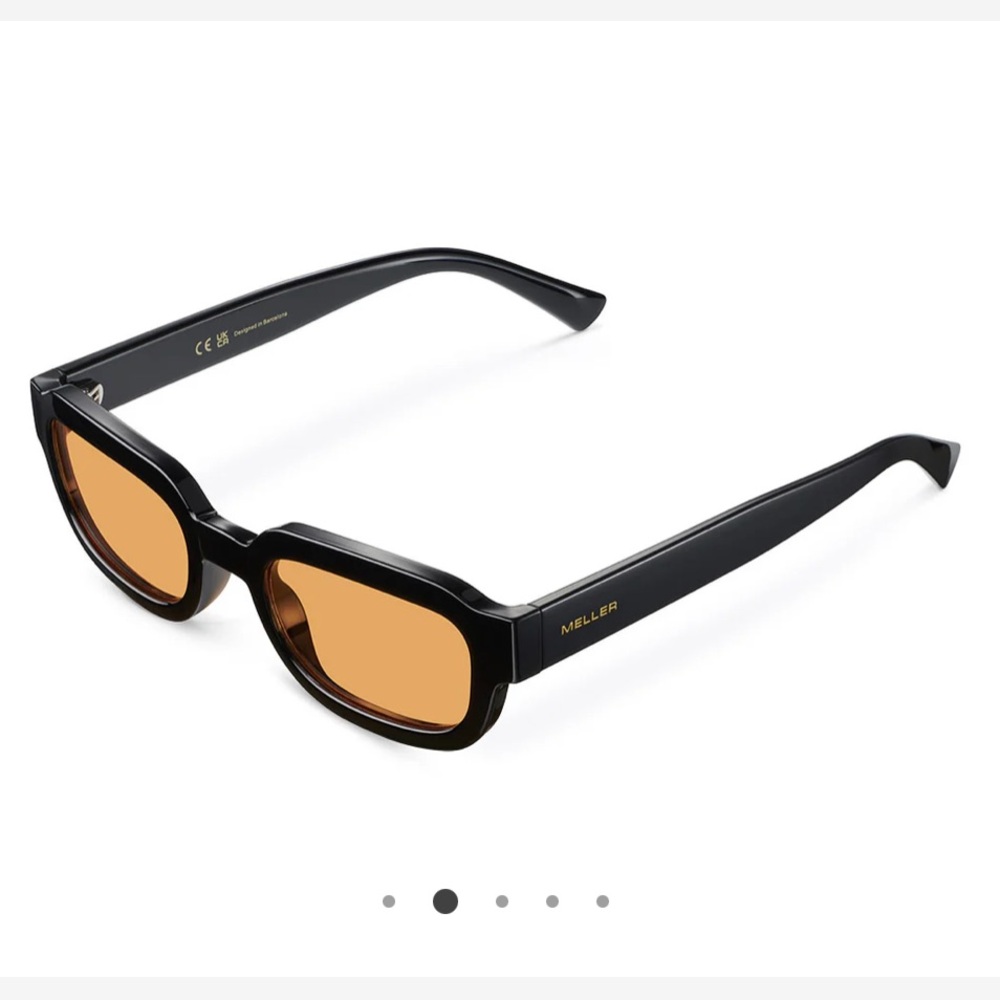 Meller Jamil Black and Orange Sunglasses